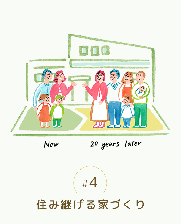 住み継げる家づくり